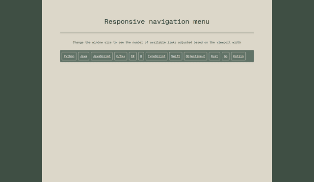 Responsive Navigation website image